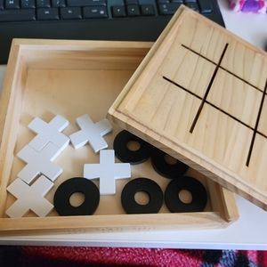 Hearth & Hand by Magnolia Home Wooden Tic Tac Toe Set